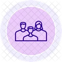 Family Gathering Line Icon Icon