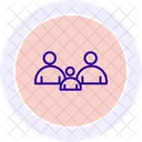 Family Gathering Line Icon Icon