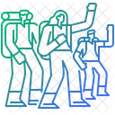 Family Hiking  Icon