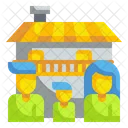 Family House Architecture Persons Icon