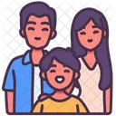 Family Life Children Icon