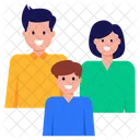Family Mom Dad Parents Icon
