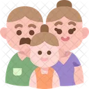 Family Grandparents Grandchild Icon