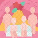 Family Parents Wedding Icon