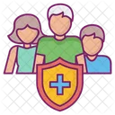 Family Good Health Protection Icon