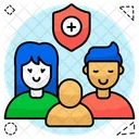 Family Insurance Family Assurance Family Security Icon