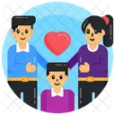 Family Love Parents Love Family Icon