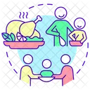 Family meal  Icon