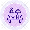 Family Meals Line Icon Icon