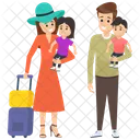 Family on Vacation  Icon