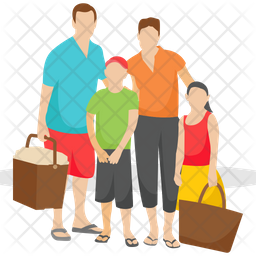 Family Picnic Icon
