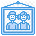 Family Picture Sibling Couple Icon