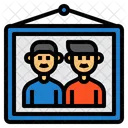 Family Picture Photo Frame Sibling Icon