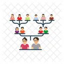 Family Tree Hierarchical Icon