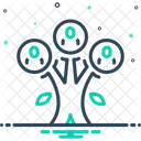 Family Tree Family Tree Genetics Ancestry Genealogical Lineage Heredity Pedigree Relative Member Icon
