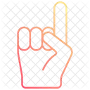 Fan foam finger  Icon