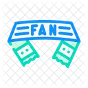 Fan Scarf Accessory Scarf Icon