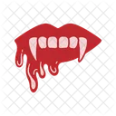 Fangs Dual Tone Party Halloween Icon