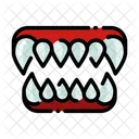 Fangs Demon Mouth Devil Teeth Icon