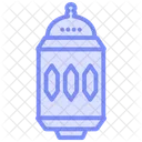 Fanoos Lantern Duotone Line Icon Icon