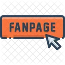 Fanpage Button Click Icon