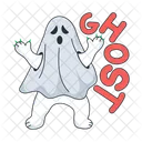 Fantasma Oso Fantasma Fantasma De Halloween Icono