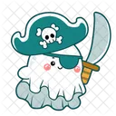 Fantasma Halloween Terror Icono