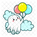 Fantasma Halloween Terror Icono