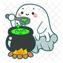 Fantasma Halloween Terror Icono