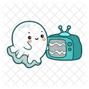 Fantasma Halloween Terror Icono