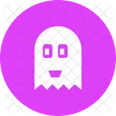 Fantasma Halloween Amigavel Ícone