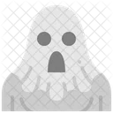 Fantasma Disfraz Aterrador Icono