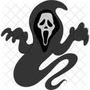 Fantasma Boca De Demonio Halloween Icono