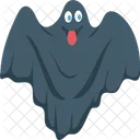 Fantasma Boca De Demonio Boca De Demonio De Halloween Icono