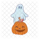 Dia Das Bruxas Fantasma Assustador Icon