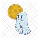 Dia Das Bruxas Fantasma Assustador Icon