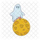 Dia Das Bruxas Fantasma Assustador Icon