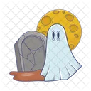 Halloween Fantasma Aterrador Icono