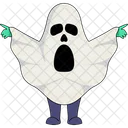 Halloween Fantasma Espeluznante Icono