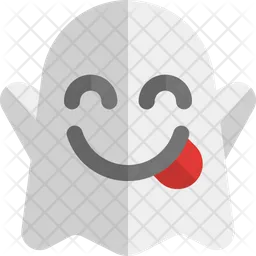 Fantasma sonriente Emoji Icono