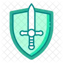 Fantasy Shield Sword Icon