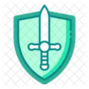 Fantasy Shield Sword Icon