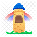 Fantasy Tower Rainbow Spectrum Icon