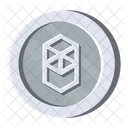 Fantom Silver Cryptocurrency Crypto Icon