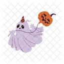 Mignon Fantome Dessin Anime Icône