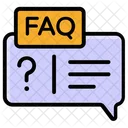 Faq Communication Questions And Answers Frequently Ask Questions Icon