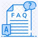 Faq Questions And Answers Frequently Ask Questions Icon