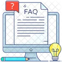 Faq Common Answers Common Questions Icon