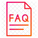Faq Help Business And Finance Icon