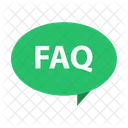 Faq 버블 Faq 커뮤니케이션 아이콘